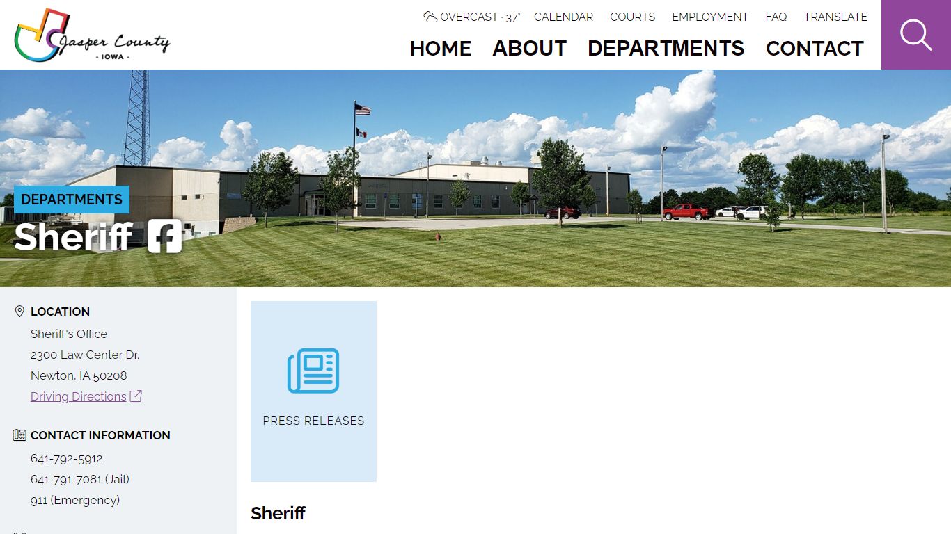 Jail | Jasper County, IA
